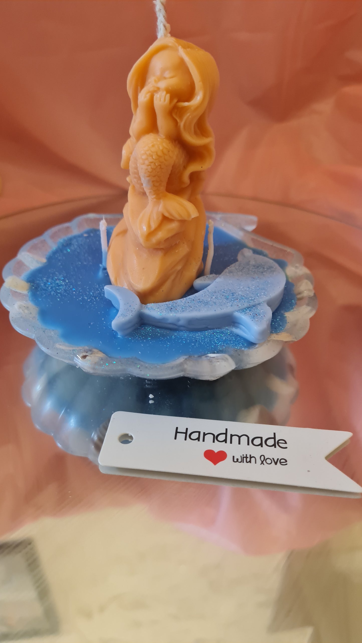 Mermaid în a Shell Candle Soy Wax (158g)