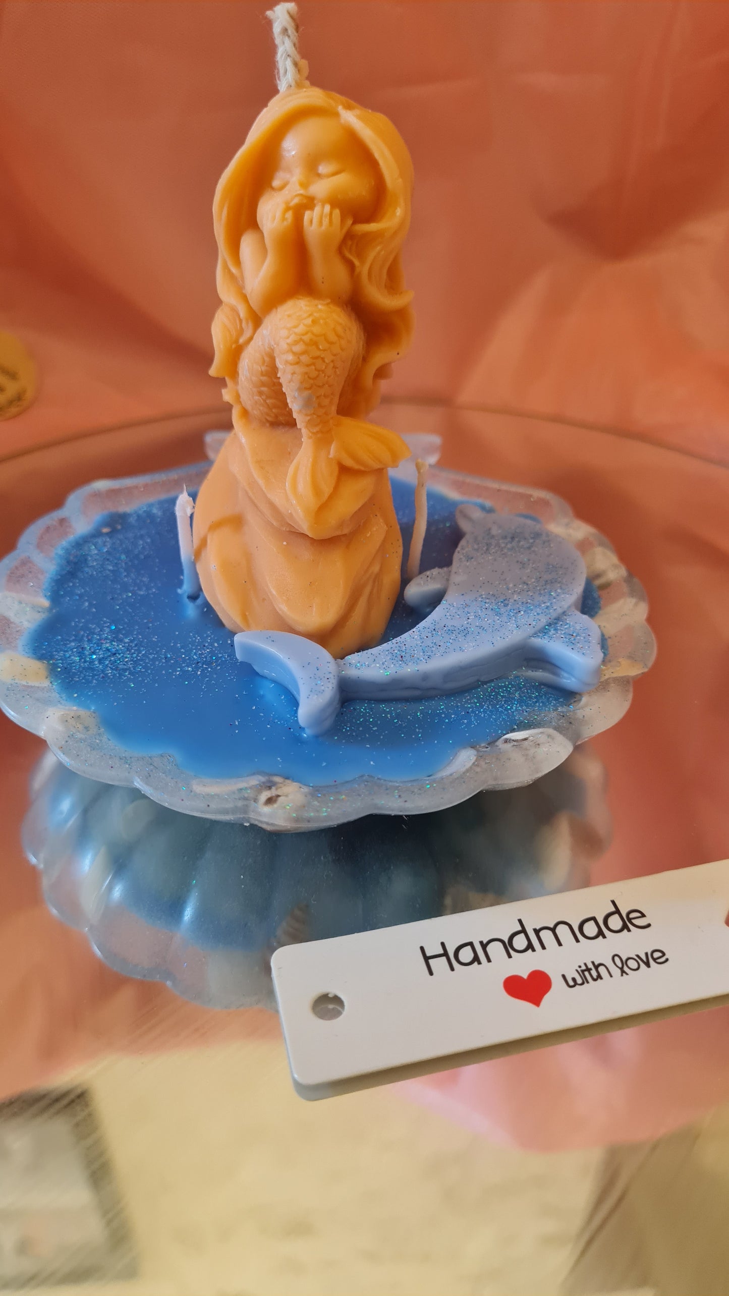 Mermaid în a Shell Candle Soy Wax (158g)