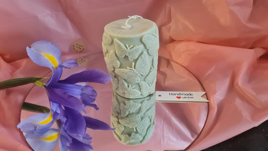 Butterfly pillar candle (276g)