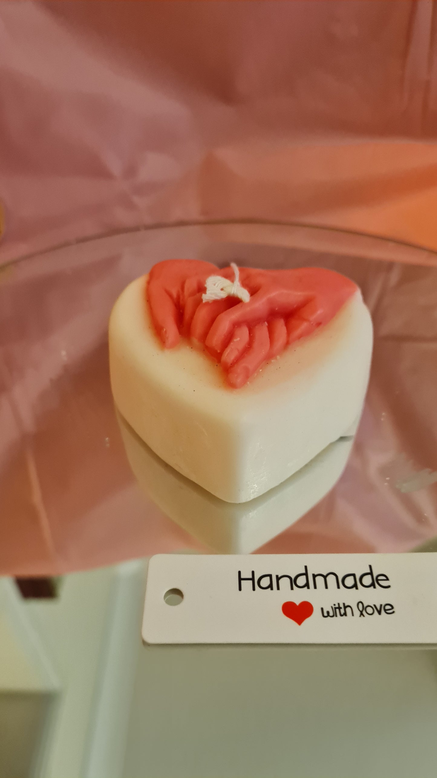 Hand In hand hart for Valentine's Day ,Wedding  gift.( 75g )