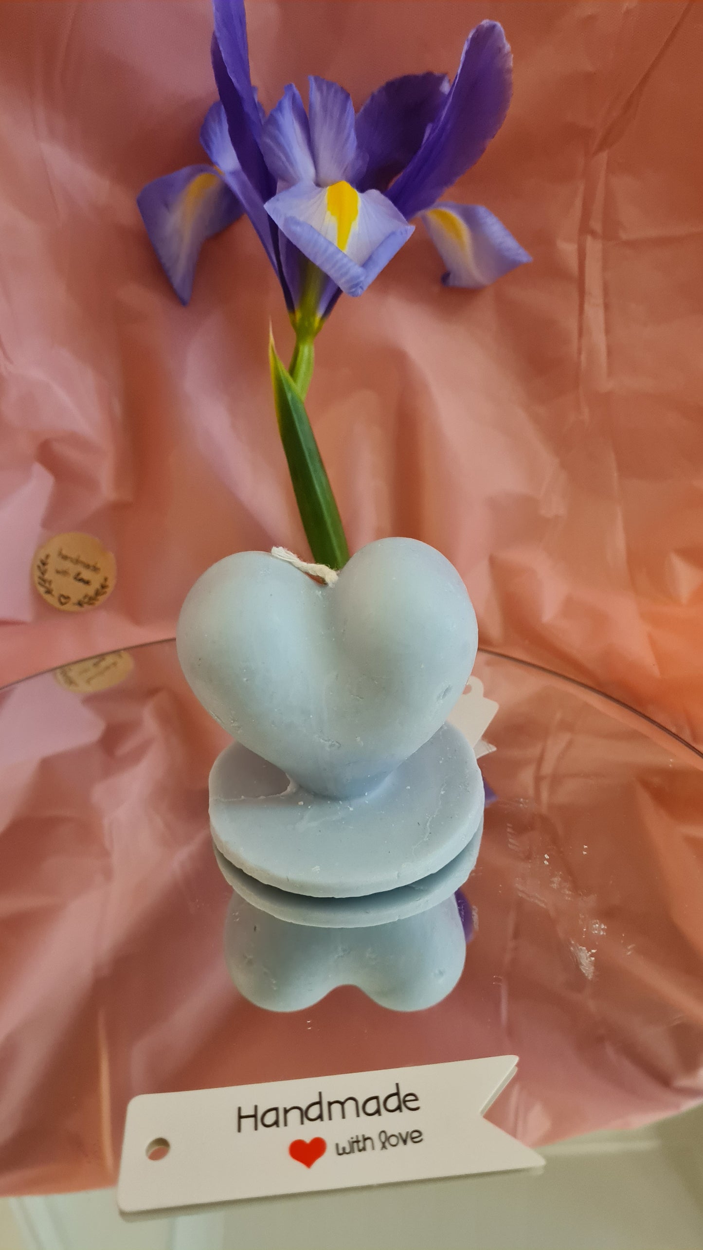 Heart-shaped candle (101g)